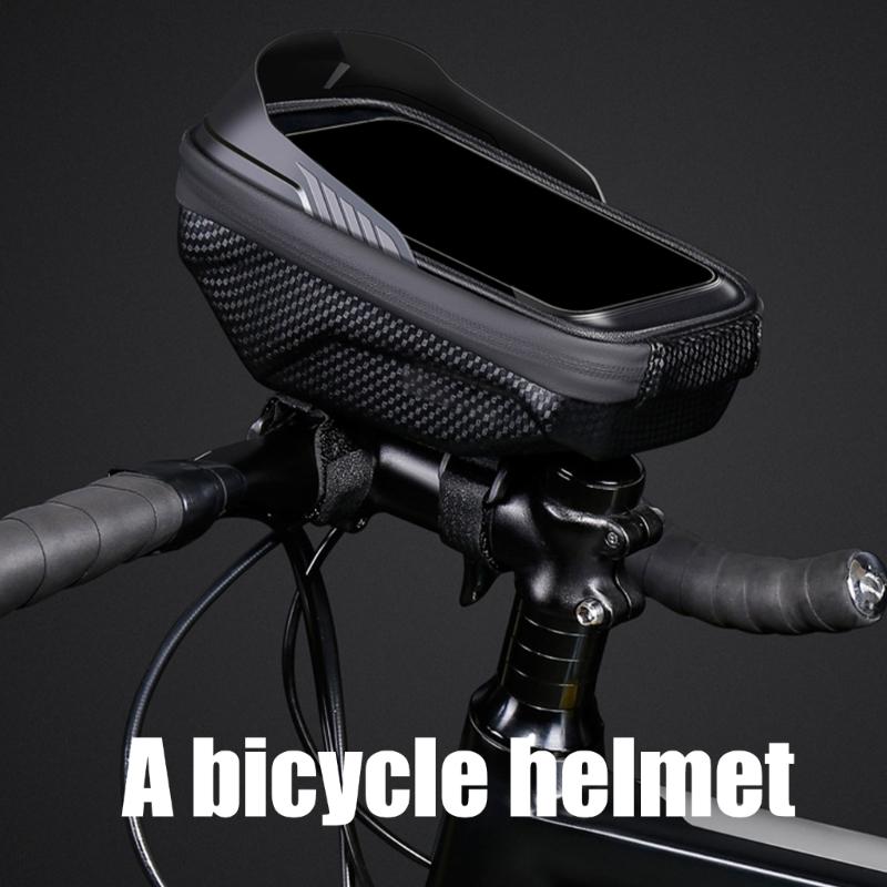 Road Bikes Front Top Tube Bag Bicycles Front Phone Holder Pouch Bicycles Storage Bag Cycling Front Top Tube Pouch
