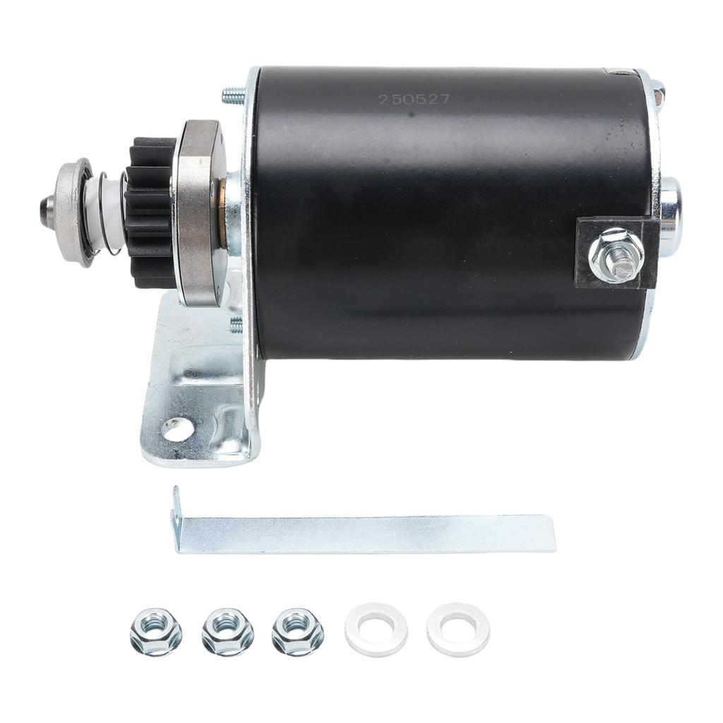 Starter Replacement for 390838 497401 499521 499529 1972 to 2006 7HP to 22HP Lawn Mower Steel 16 Teeth Starter Motor