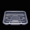 Disposable 5-Compartment Transparent Food Container