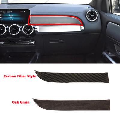Carbon Fiber Style Car Center Console Dashboard Decorative Panel Fit For Mercedes Benz GLB - Auto Interior Accessories