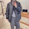 Down Jacket Women's Short Models, New Models In Autumn and Winter, Light and Contrasting Colors, Small Rhombus Edge, Garden Collar, Sweet Coat Tide