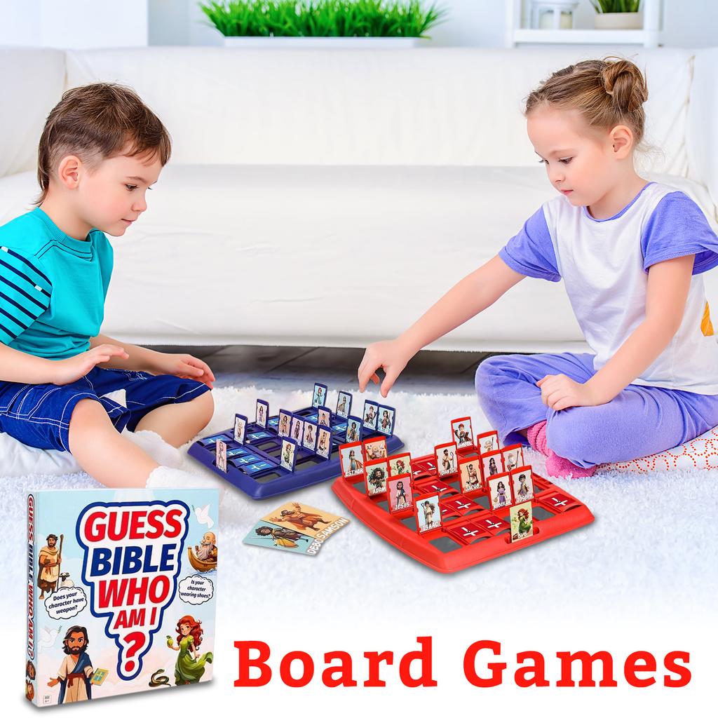 Who Bible Edition Board Game – Bible Character Family Party Interactive Card Game