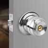 Keyed Entry Door Knob with Lock Round Door Knobs Stainless Steel Door Handle Lock for Indoor Doors Bedroom Bathroom