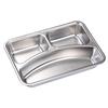 304 Stainless Steel Divided Lunch Tray Set