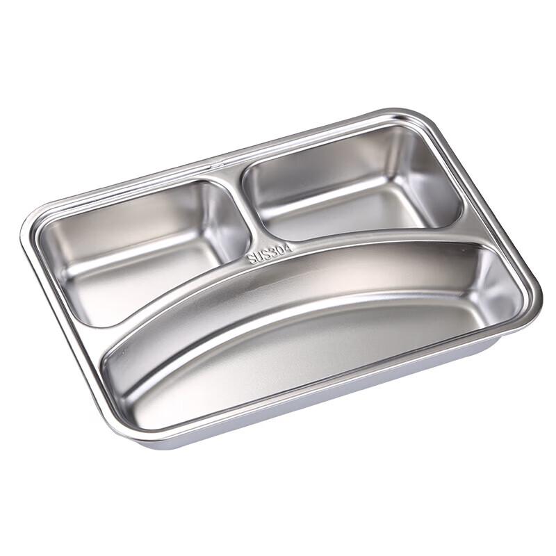304 Stainless Steel Divided Lunch Tray Set