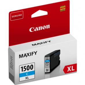 Canon PGI-1500XL C - 12 ml - Vysok vtnost - azurov - originln - inkoustov zsobnk - pro MAXIFY MB2050, MB2150, MB2155, MB2350, MB2750, MB2755