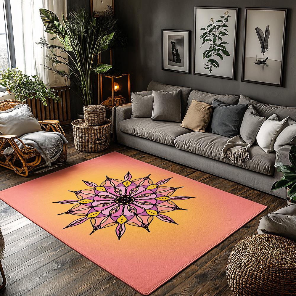 

Floral Doormat Indoor Outdoor Welcome Mat Washable Entryway Rug Home Decor Persian Carpet Modern Farmhouse Floor Mat Gift 50cmx80cm
