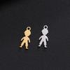 Teamer 5pcs Boys Charms Stainless Steel Charms for Jewelry Making DIY Pendants Necklace Wholesale Jewelry Making Supplies