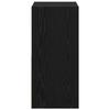 Nightstand Black Oak Effect 35 x 32 x 68.5 cm Engineered Wood