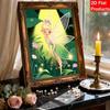 Disney Pearl Art Tinker Bell 5D DIY Pearl Picture Craft Kit Suitable for Adults Beginners Creative Gift Home Decor Idea