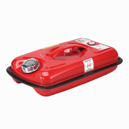 

Emerson 5L Gasoline Can, Fire Service Law Compliant, KHK/UN, 0.8mm Steel Plate, Stackable, Vertical Grip, Galvanized Steel, Extendable Filler Nozzle,