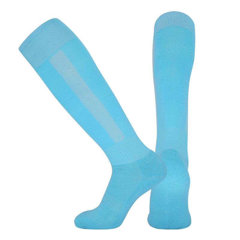 

Однотонные профессиональные футбольные носки, Высокоэластичные и нескользящие, Впитывающие влагу, С махровой амортизирующей подошвой. Отправка в тот же день. m (suitable for shoe sizes 32-38)2PCS небесно-голубой