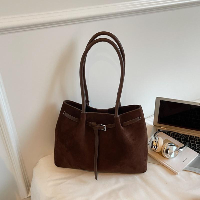 Retro Bag Women's Large Capacity 2025 New Autumn and Winter Versatile Shoulder Underarm Bag Casual Work Commuter Tote Bag