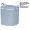 Large-Capacity Clothes Storage Bag with Handle Zipper Closure Dust-Proof Moisture-Proof Thickened Duvet Blanket Organizer Bag
