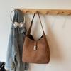 Borsa Semplice per il Pendolarismo, Borsa a Spalla Casual di Grande Capacità, Borsa a Spalla Singola con Tracolla Larga