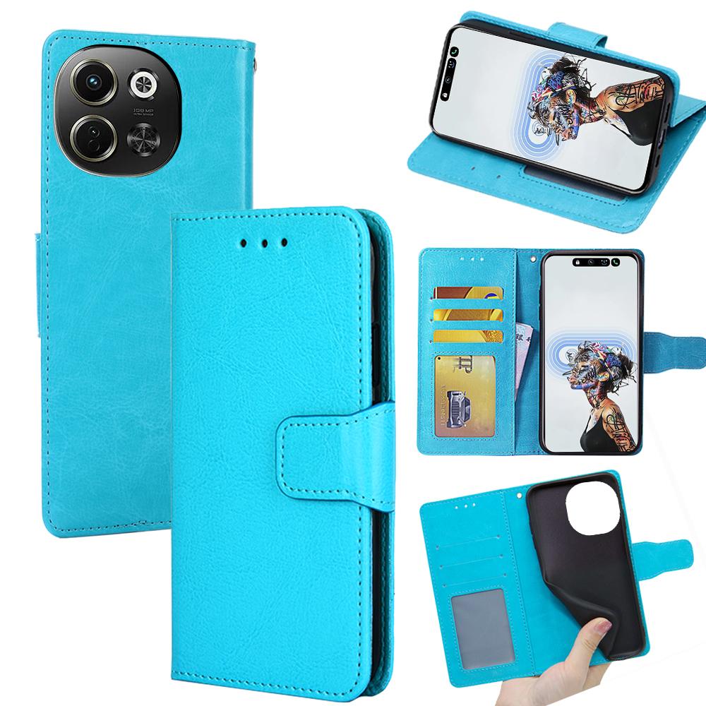 For TECNO Pova 6 Neo 5G/Spark 30 5G Case Wallet PU Leather+TPU Folding Stand Phone Cover