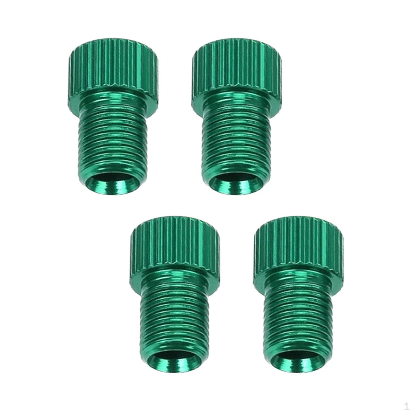 4pcs Bicycle Valve Connector Repair Pump Tool Converter for Mountain Bike