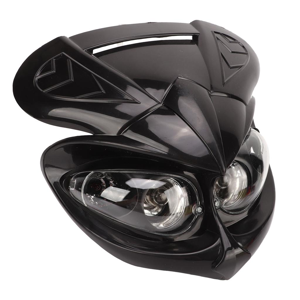 Motorcycle Fairing Head Lamp 12V Dual Headlight High Low Beam Replacement for F?Eagle Apollo CRF