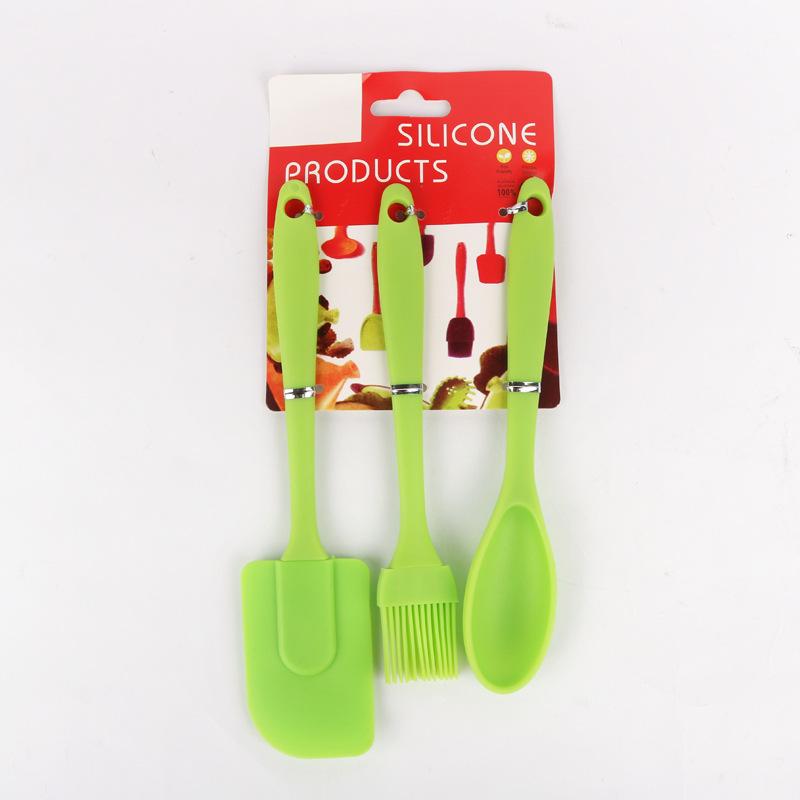 

Cake Cream Batter Mixing Baking Spatula Three-Piece Set three-piece set зелёный