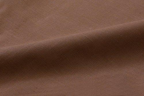 IKEHIKO Single Long Duvet Cover, Solid Color, Reversible, Riva S Duvet Cover IT, Dark Brown/Dark Beige, Approx. 150 x 210 cm #9803032