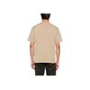 Stone Island Logo Print Loose Fit Drop Shoulder Short Sleeve T-Shirt Men Tops Beige 811521079-V0094