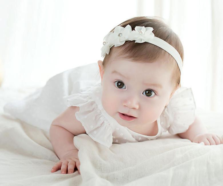 Kawaii Flower Headband Rabbit Ears Turban Headband Baby Girls Kids Hair Bows Head Bands Accessories for Children Headdress