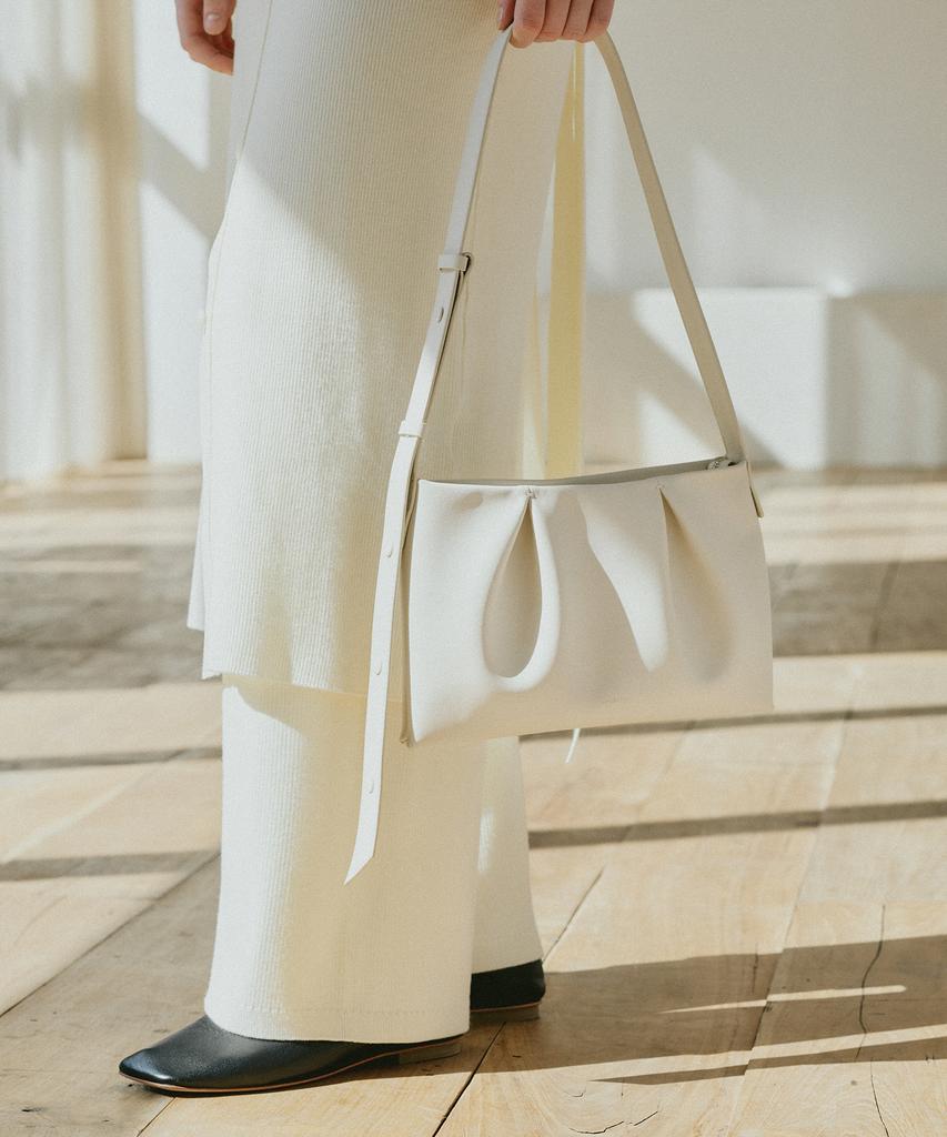 Anodreve Madeleine Shoulder Bag Birch Ivory