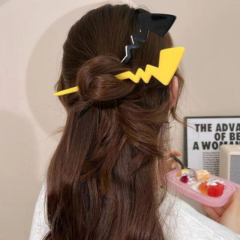 Lightning hairpin, hair clip, updo, long hair pin, pin Lightning hairpin