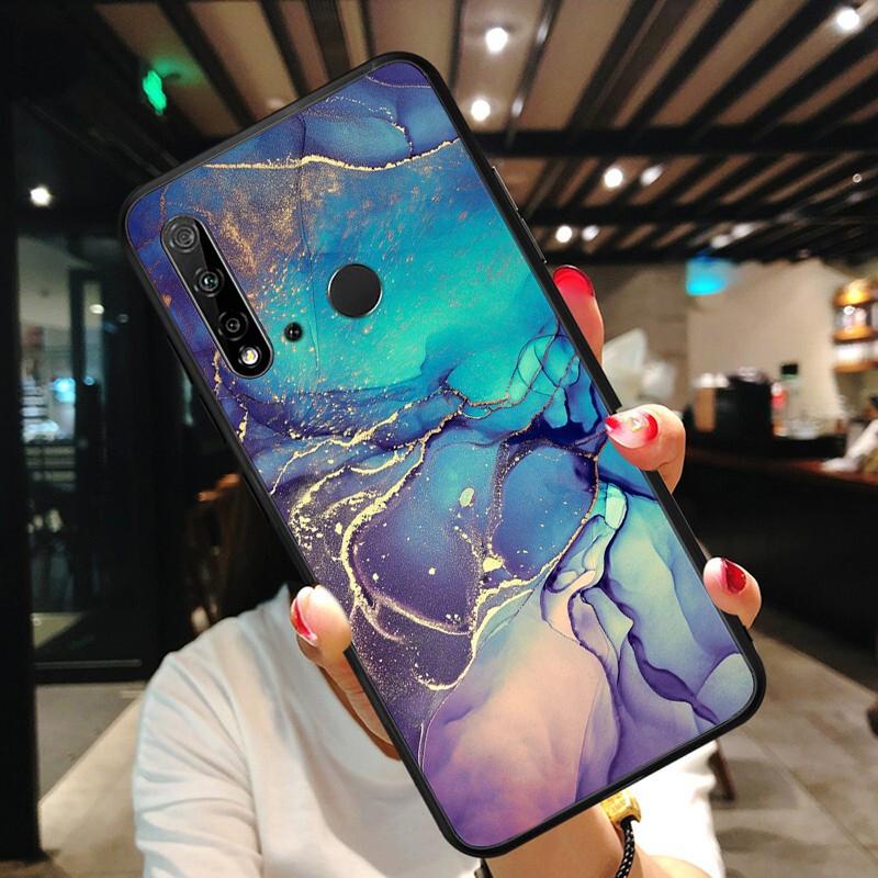 Colorful Marble Phone Case For Huawei P50 Pro P30 P40 Lite P40Pro P20 Lite P10 Plus Mate 20 Pro Mate20 X