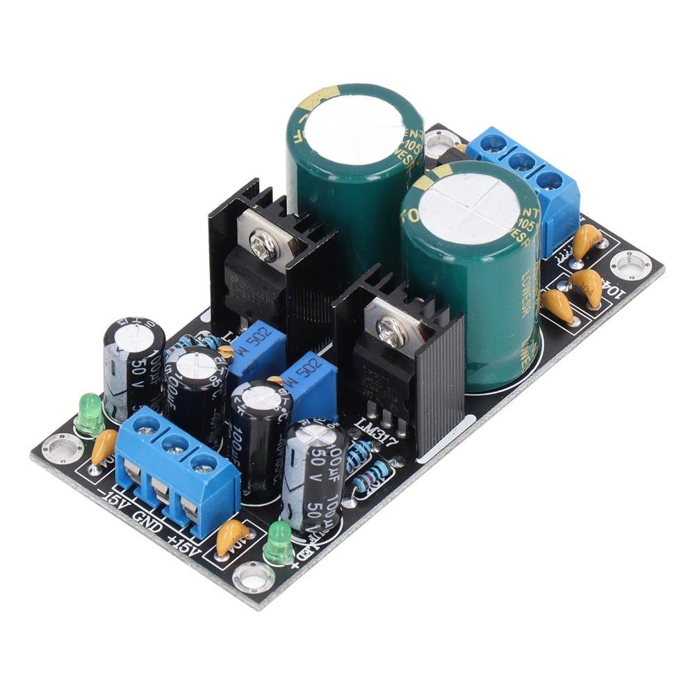 

LM317 LM337 Voltage Regulator Module AC10‑24V Input Stabilized Power Power Regulator Module 1.2V Output Power Supply Module