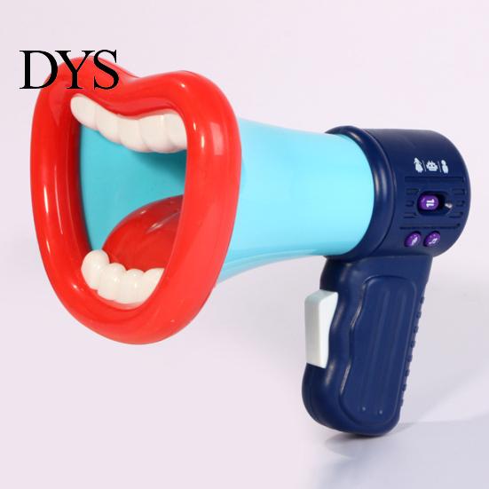 Funny Big Mouth Megaphone Recording Voice Changer Kids Mic Toy Party Favors