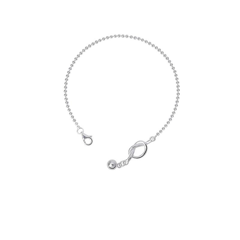 

Японская личность концентрический узел браслет ниша дизайн чувство холодный ветер маленькие круглые бусины девушка цепочка осень и осень