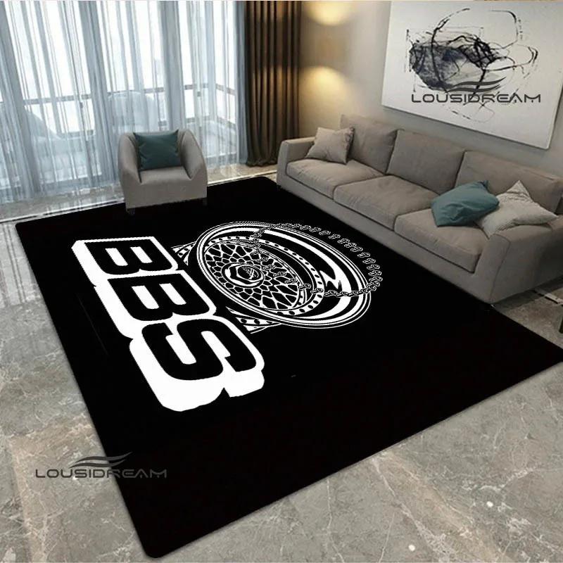 2026 BBS Racer Retro Printed Carpet Non-slip Carpet Bedroom Decoration Living Room Decoration Washroom Floor Mat Birthday Gift