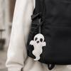 Lanyard Halloween Taschenanhänger Handgefertigter Lederanhänger Niedlicher Geist Schlüsselanhänger Handy