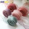 10Yards/Roll Chiffon Silk Ribbon Organza Satin For DIY Craft Gift Wrapping Decoration Wedding Bouquets Wreath Sewing Supplies