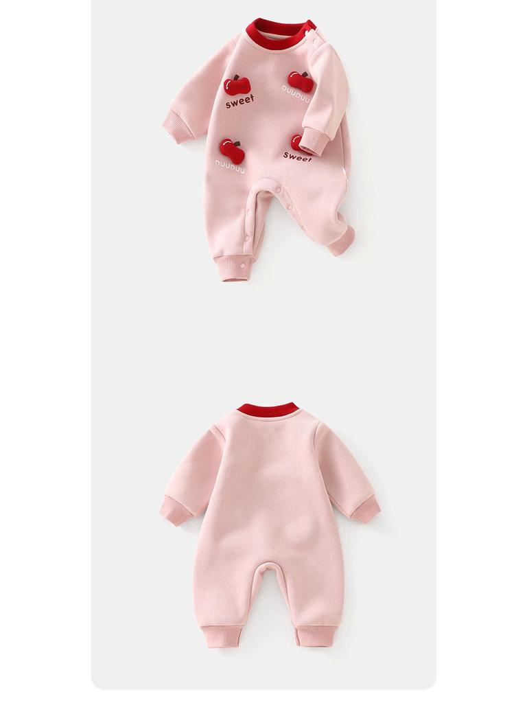 DUUDUU Unisex Baby Jumpsuit 2025: Newborn Long-Sleeve Romper for Autumn/Winter