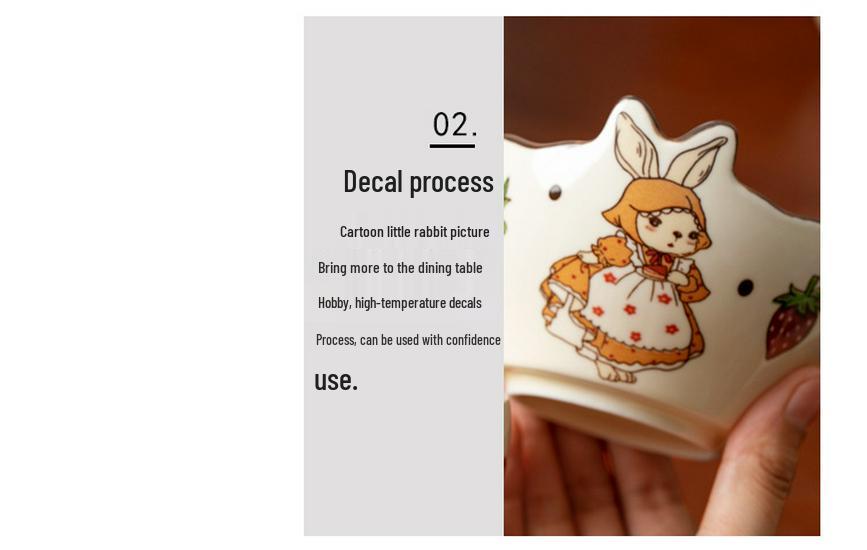 Sophie Rabbit Wedding Gift Tableware Set: Bowl, Plate, Dish for Bride's Engagement or Housewarming