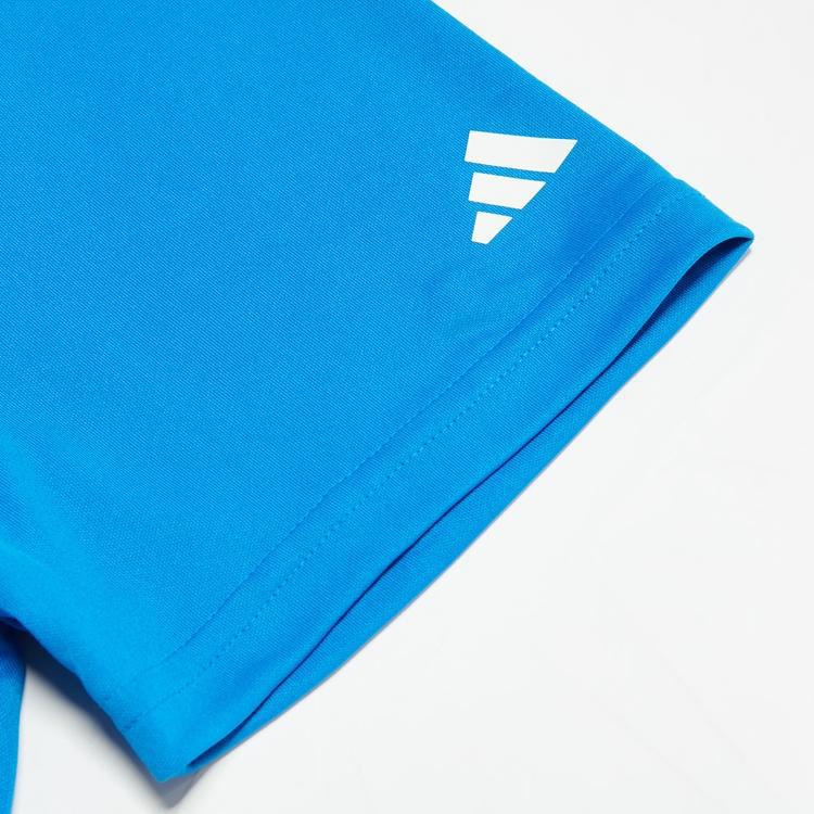 Adidas Sports Casual Comfortable Breathable Short Sleeve Polo Shirt Men Polo Shirts Blue IU4436