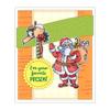 Santa Claus Clear Planner Stamps & Metal Dies for Handmade Cards