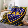 Boca Juniors Print Flannel Blanket, High Quality Comfortable for All Seasons, Home Decor, Warmth and Comfort, Perfect for Christmas Gifts