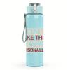 1PC Don't take this personally text print 750ml colorful plastic sports water bottle leakproof pop up lid with straw for outdoor work home use
