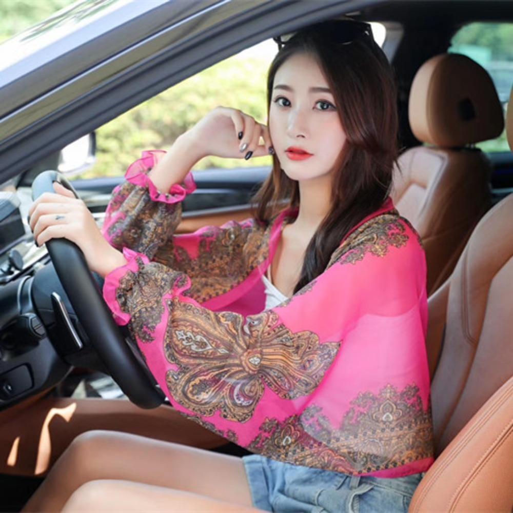Anti-UV Oversleeves Sun Shawl 60-80cm Sun Protection Shawl 2023 Sunscreen Long Sleeved Shawl  Woman