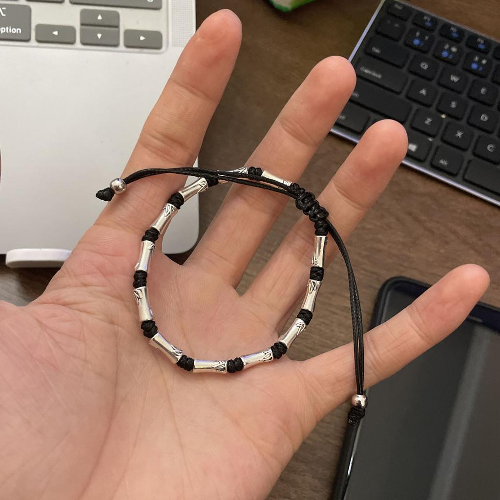 Fashion Bamboo Simple Retro Original Woven Hand Rope Niche Guochao Rising Men'S And Women'S Bracelets