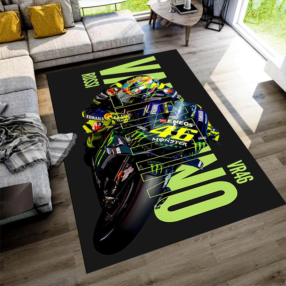 Rider Gear Floor Rug Office Rug Perfect for Playrooms Outdoor Study Room Dormitory Antislip Carpet Anime Office Decor Wedding Party Gift