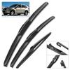 Přední a zadní stěrače pro Suzuki Grand Vitara 2005-2015 2006 2007 2008 Stěrací lišty Čelní sklo Boční okna Kartáčky 19"19"12"