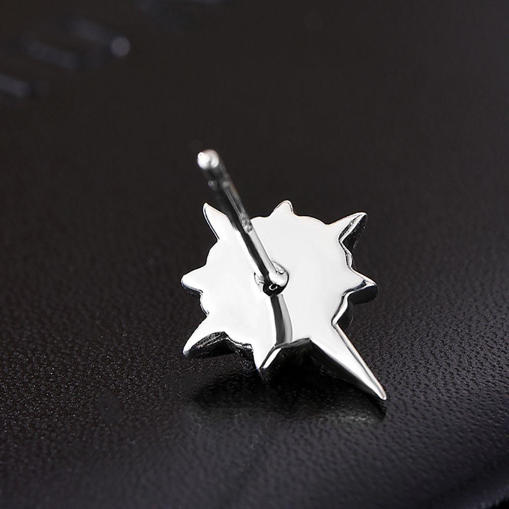 Simple Elegant Korean Zinc Zinc Alloy Star  Earrings Earrings for Men Fashion Jewelry Stud Earrings