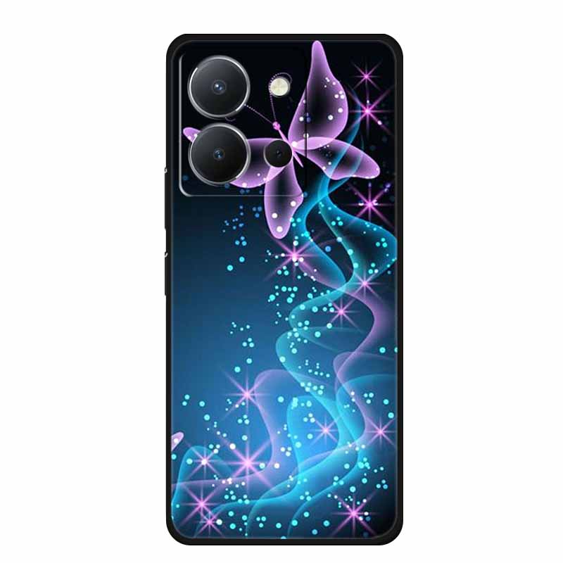 For Vivo Y36 4G Case Animals TPU Soft Cover Silicone Phone Cases For VivoY36 4G Russian Version Shockproof Protector Wolf Coque