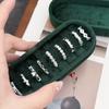 Simple Lace Hollow Open Ring Women'S Light Luxury Micro-Inlaid Zircon Temperament Sweet Jewelry