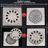 304 Stainless Steel Drain Filter for Bathroom with Anti Hair Punching Mesh Design Fits Round and Square Drains Easy Installation