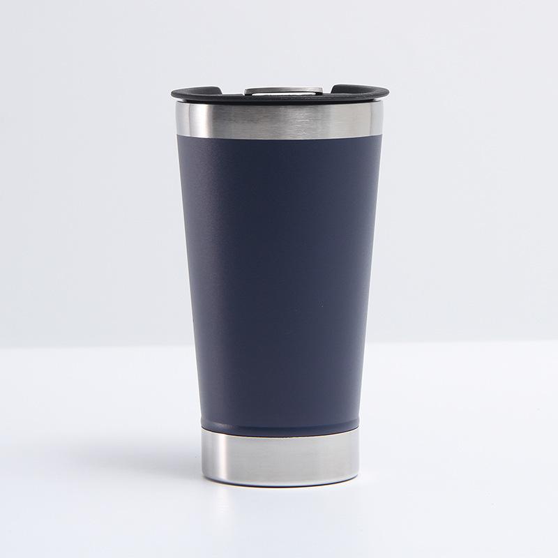 Stainless Vacuum Insulated Cup Double Wall Beer Mug Bottle Opener Car Coffee Cup Portable Travel Tumbler Hot/Cold Drinkware Cup